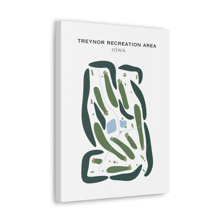 Treynor Recreation Area, Iowa - Printed Golf Courses