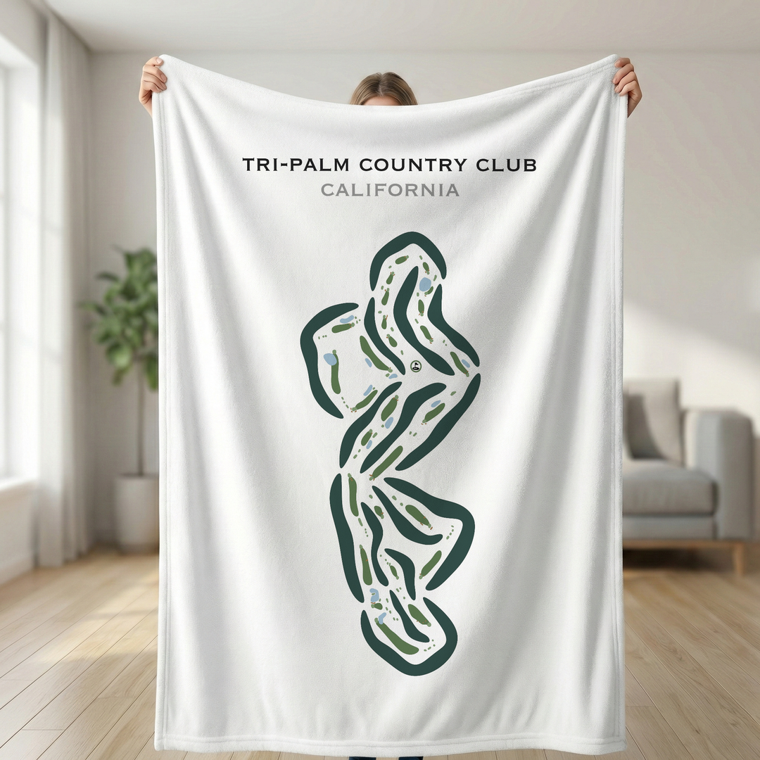 Tri-Palm Country Club, California - Printed Golf Courses