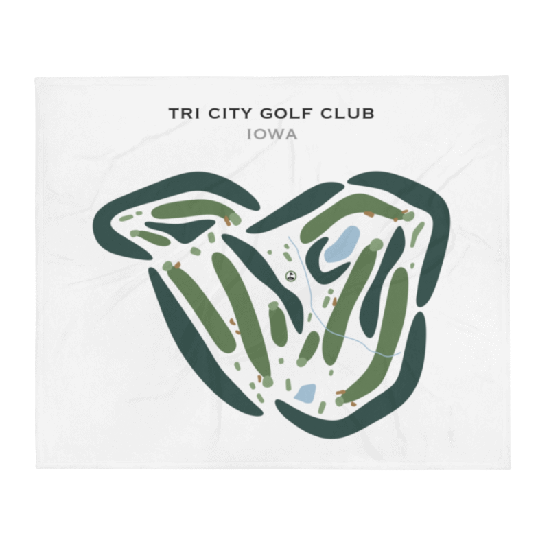 Tri City Golf Club, Iowa - Printed Golf Courses