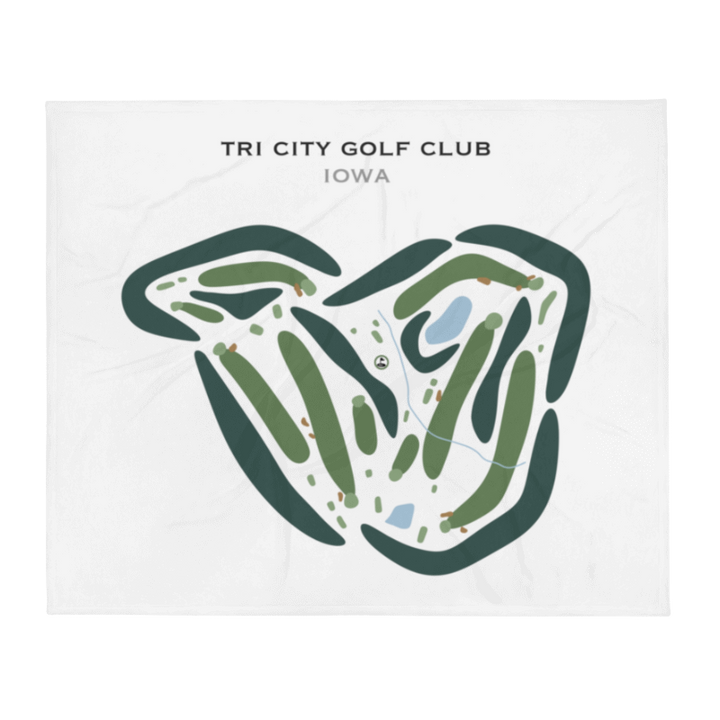 Tri City Golf Club, Iowa - Printed Golf Courses