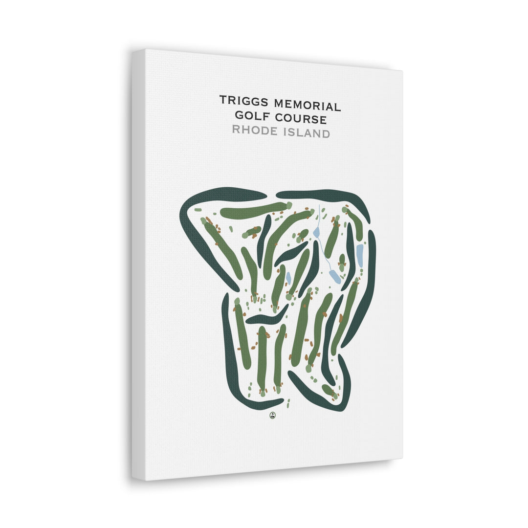 Triggs Memorial Golf Course, Rhode Island - Printed Golf Courses