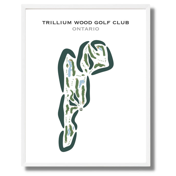 Trillium Wood Golf Club, Ontario, Canada - Printed Golf Courses