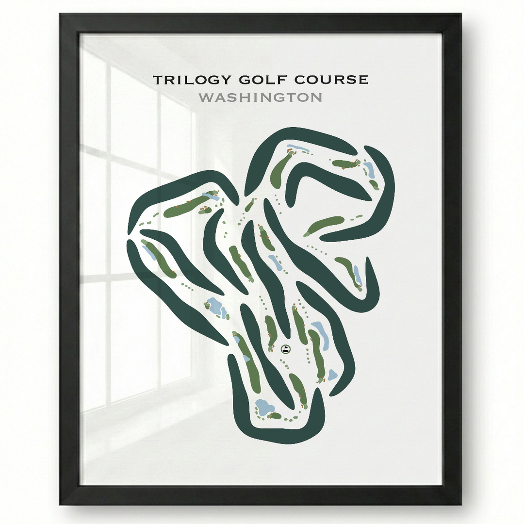 Trilogy Golf Course, Washington - Printed Golf Courses