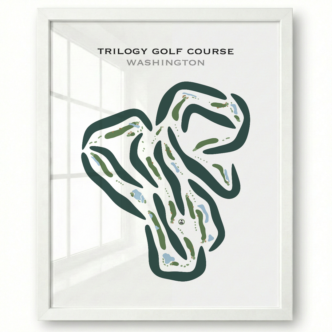 Trilogy Golf Course, Washington - Printed Golf Courses