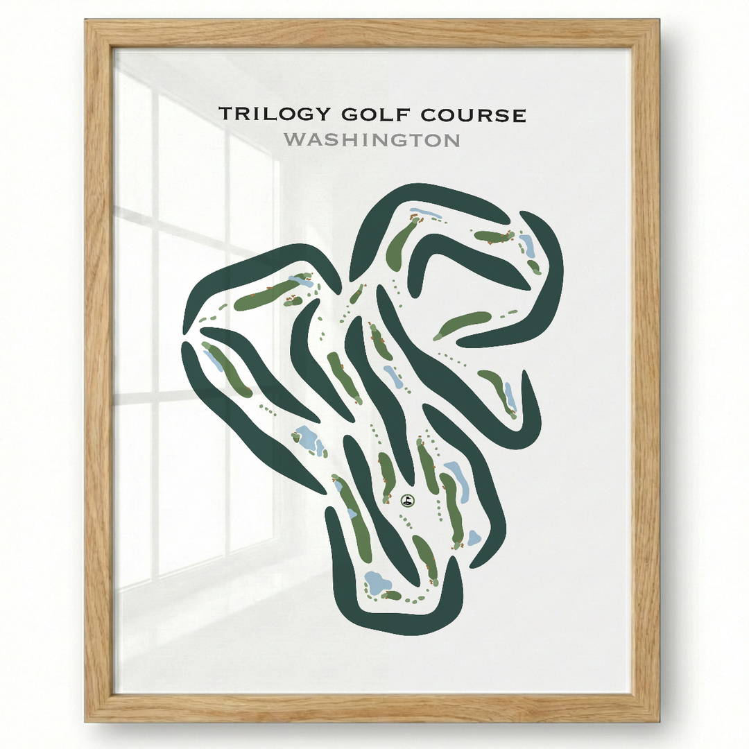 Trilogy Golf Course, Washington - Printed Golf Courses