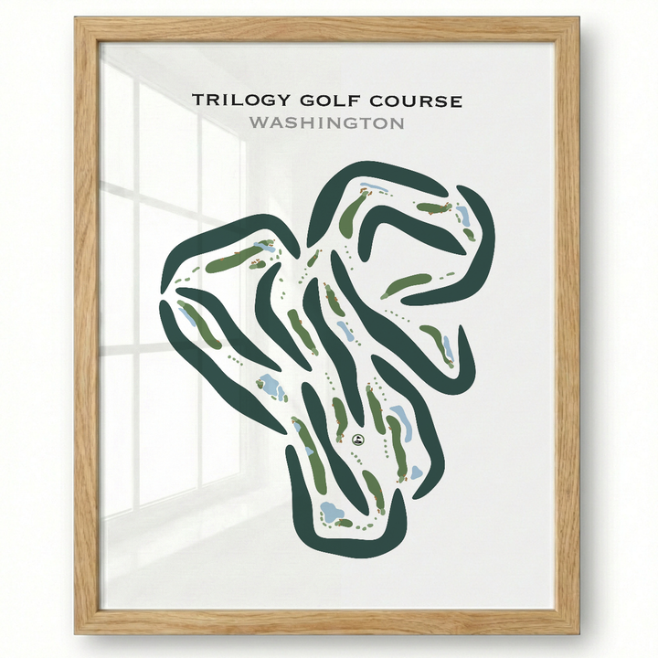 Trilogy Golf Course, Washington - Printed Golf Courses