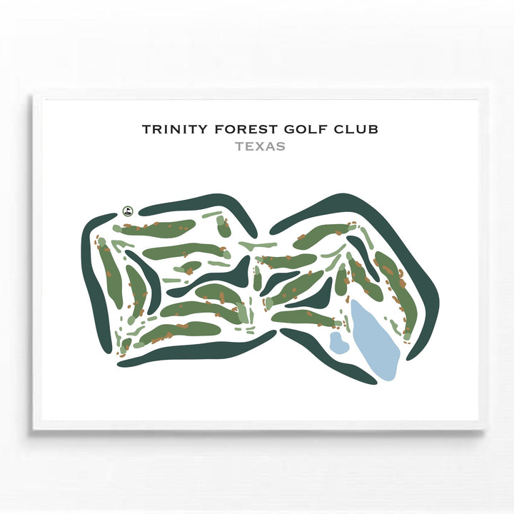 Trinity Forest Golf Club, Texas - Printed Golf Courses