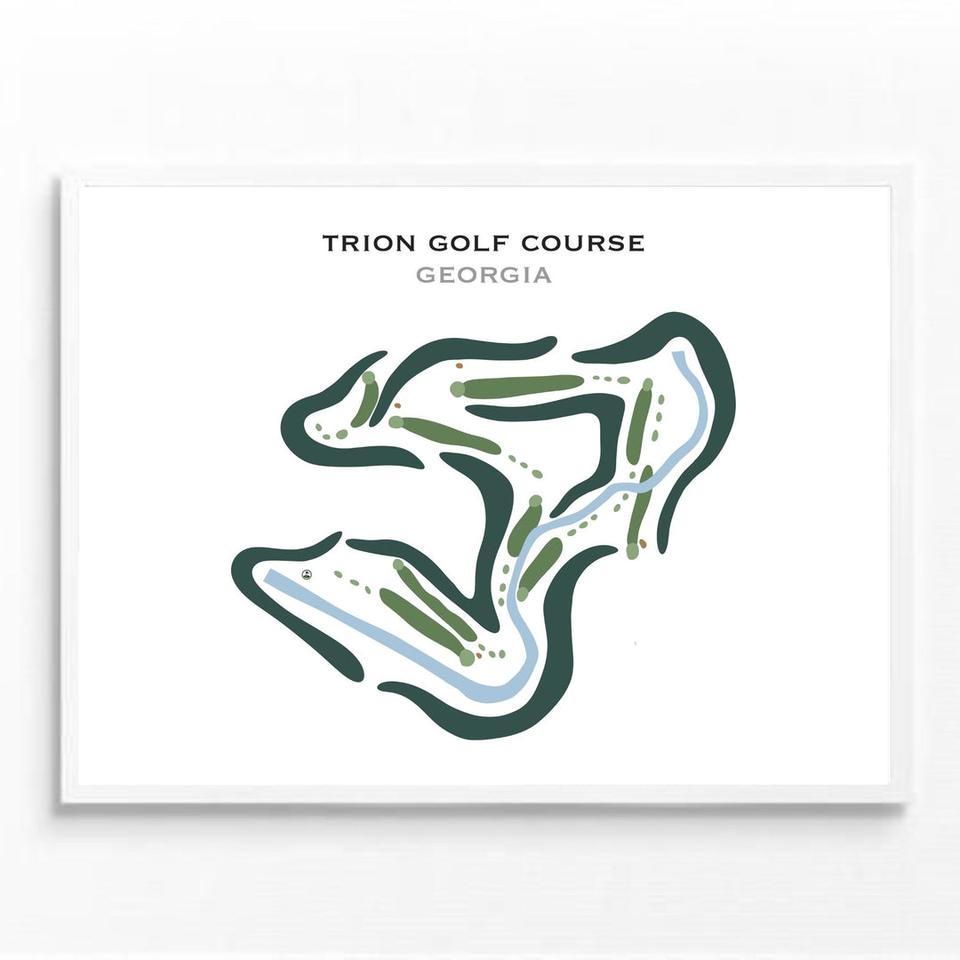 Trion Golf Course, Georgia - Printed Golf Courses