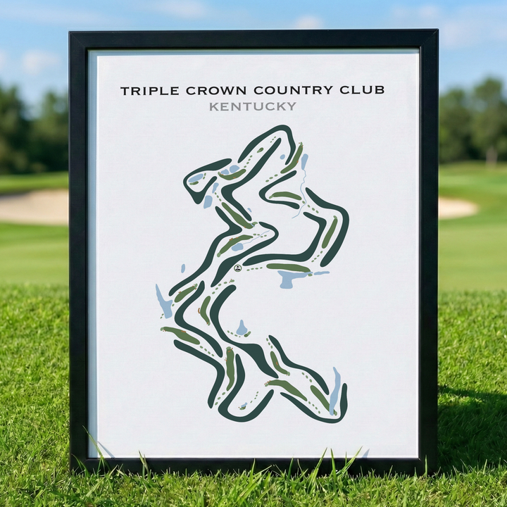 Triple Crown Country Club, Kentucky - Printed Golf Courses