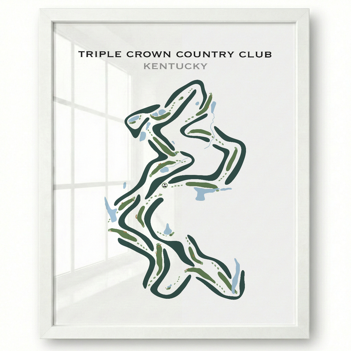 Triple Crown Country Club, Kentucky - Printed Golf Courses