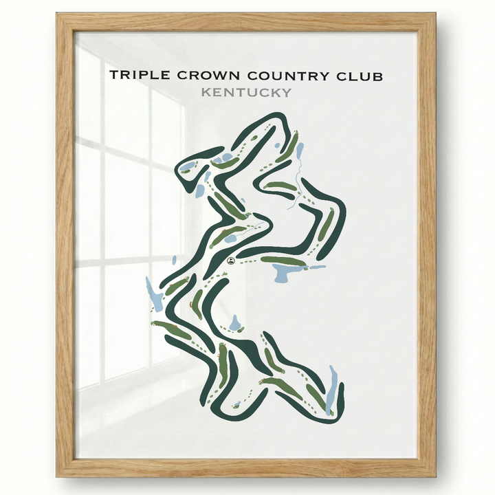 Triple Crown Country Club, Kentucky - Printed Golf Courses