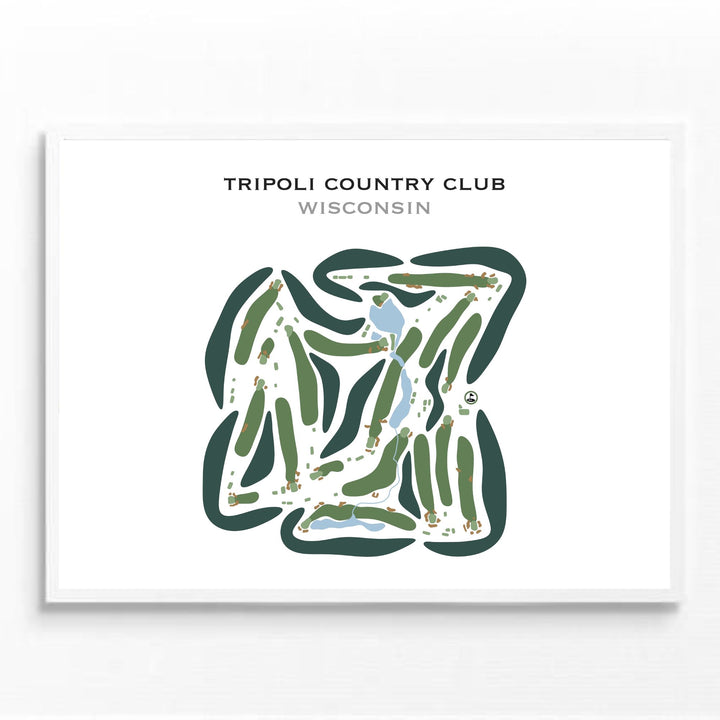 Tripoli Country Club, Wisconsin - Printed Golf Courses