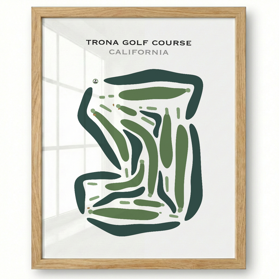 Trona Golf Course, California - Printed Golf Courses