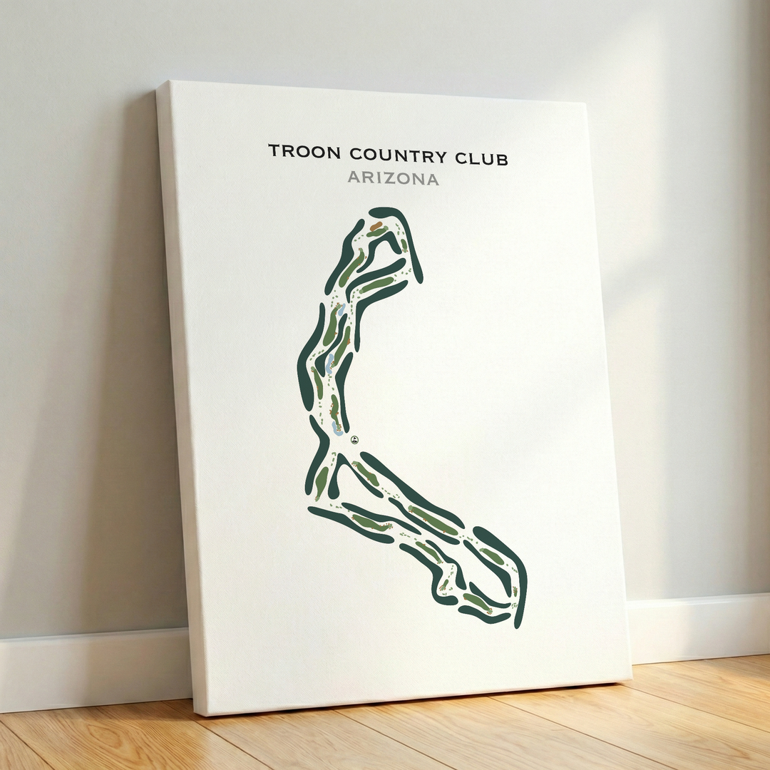 Troon Country Club, Arizona - Printed Golf Course