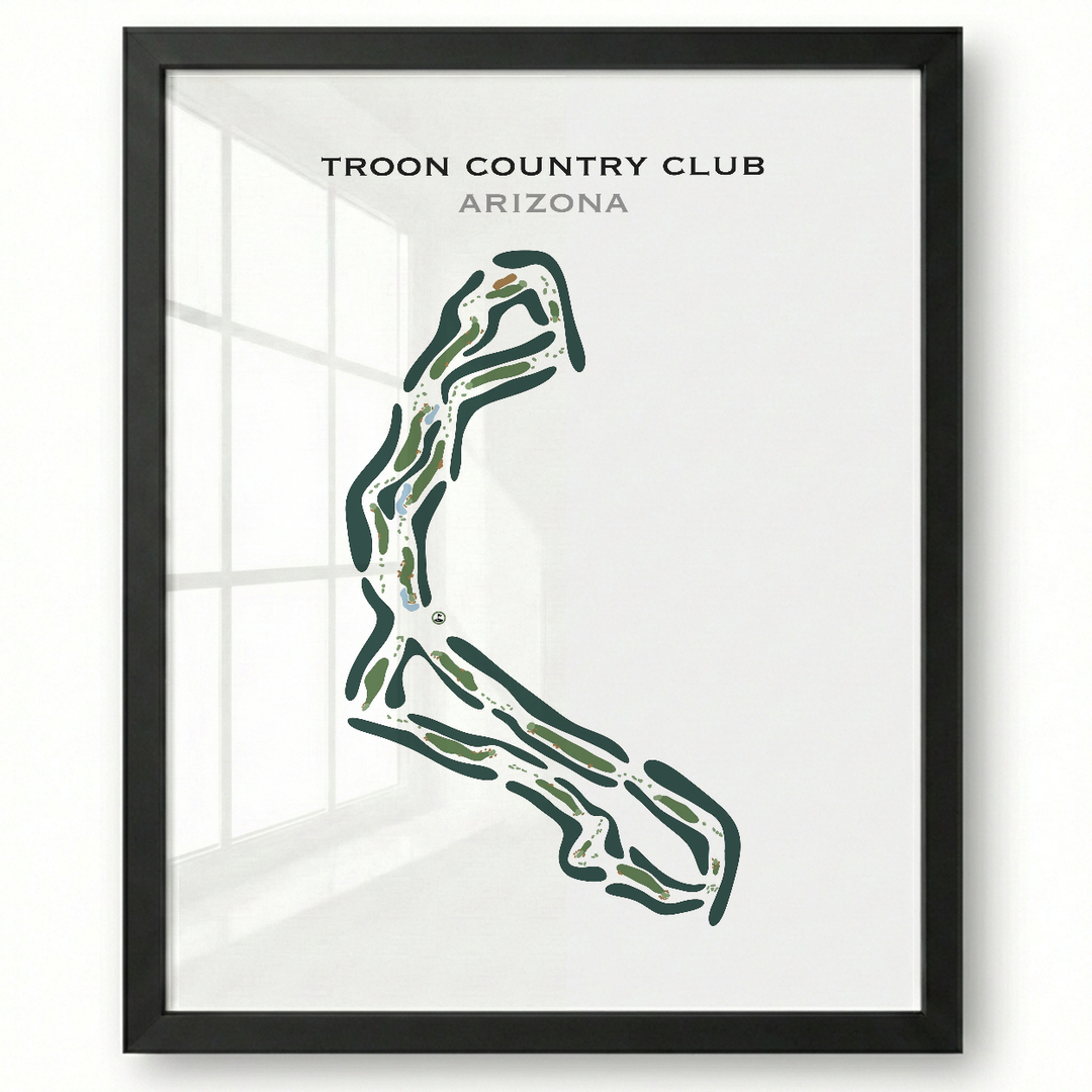 Troon Country Club, Arizona - Printed Golf Course