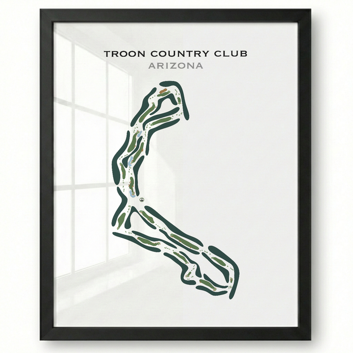 Troon Country Club, Arizona - Printed Golf Course