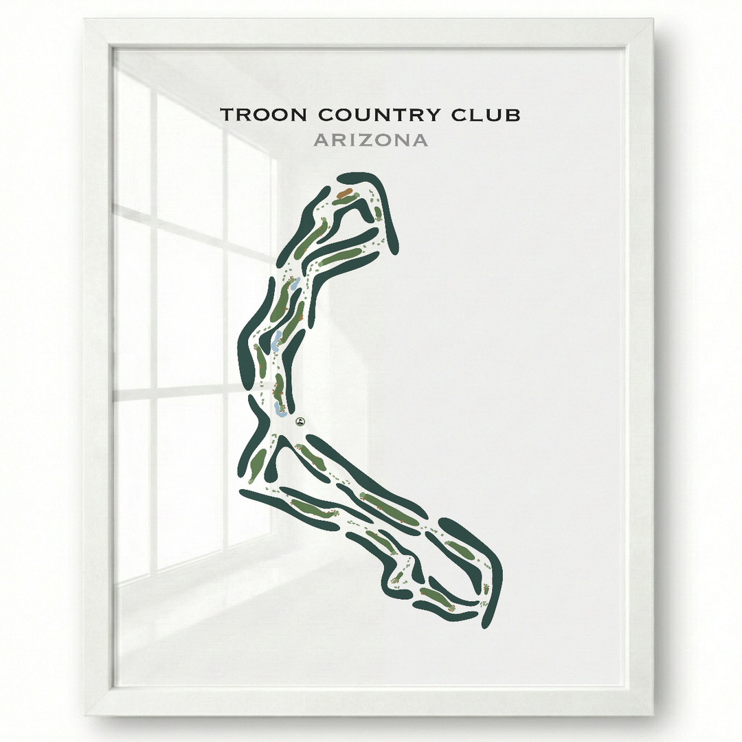 Troon Country Club, Arizona - Printed Golf Course