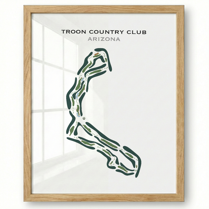 Troon Country Club, Arizona - Printed Golf Course
