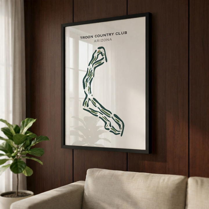 Troon Country Club, Arizona - Printed Golf Course