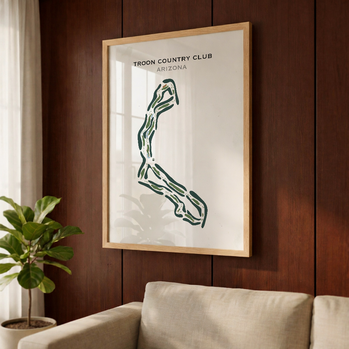 Troon Country Club, Arizona - Printed Golf Course
