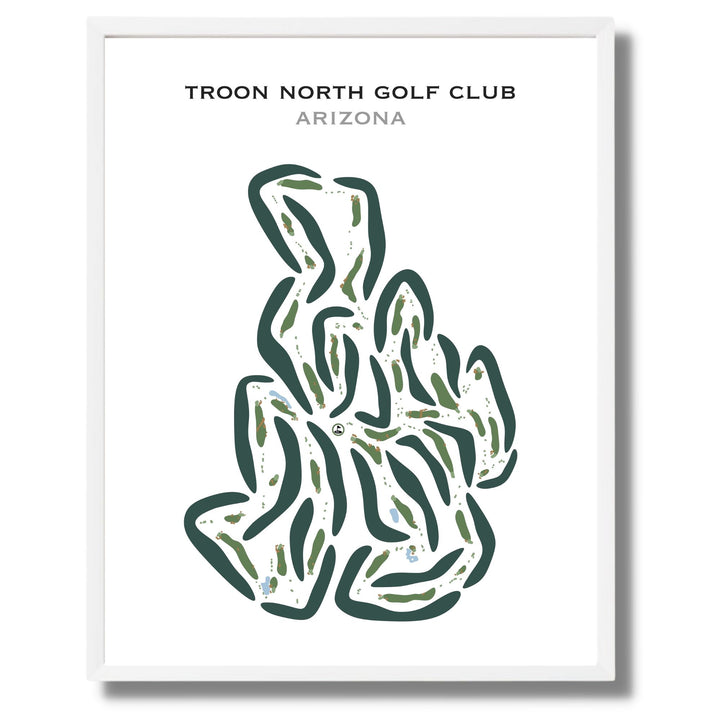 Troon North Golf Club, Arizona - Printed Golf Courses