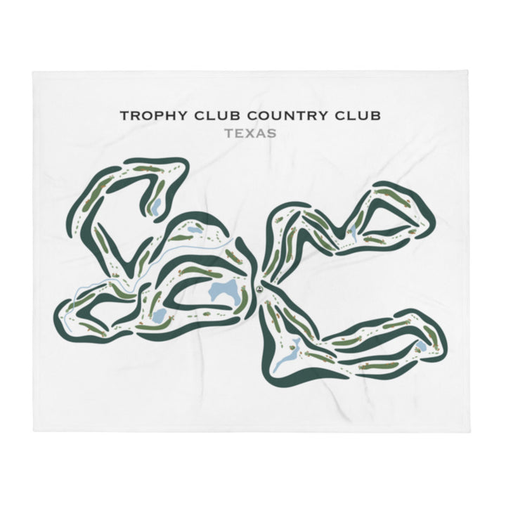 Trophy Club Country Club, Texas - Printed Golf Courses