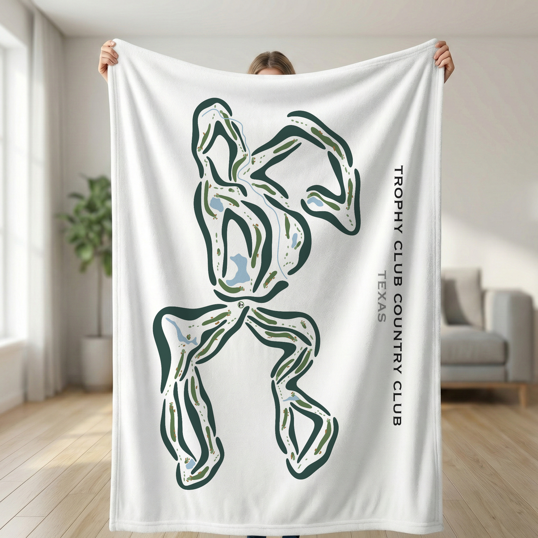 Trophy Club Country Club, Texas - Printed Golf Courses