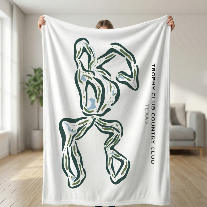 Trophy Club Country Club, Texas - Printed Golf Courses