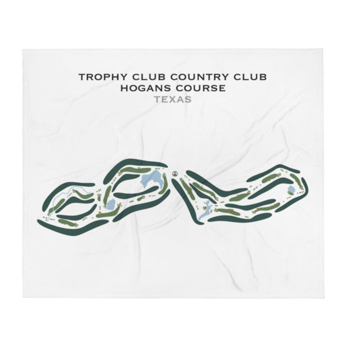 Trophy Club Country Club, Hogans Course, Texas - Printed Golf Course