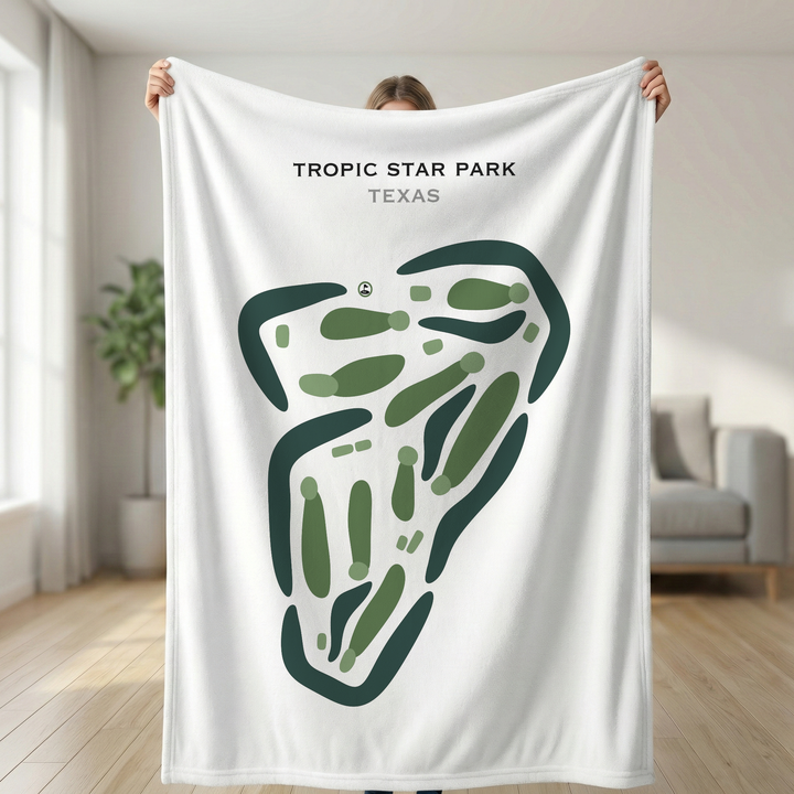 Tropic Star Park, Texas - Printed Golf Courses