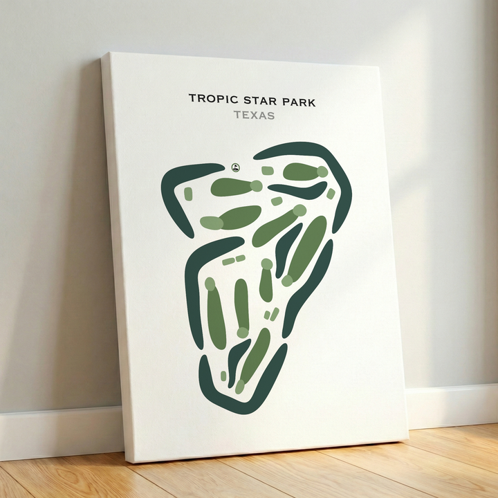 Tropic Star Park, Texas - Printed Golf Courses