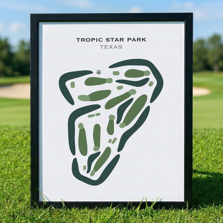 Tropic Star Park, Texas - Printed Golf Courses
