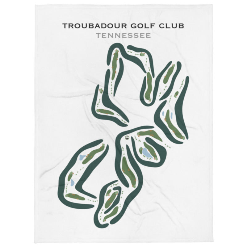 Troubadour Golf & Field Club, Tennessee - Printed Golf Courses