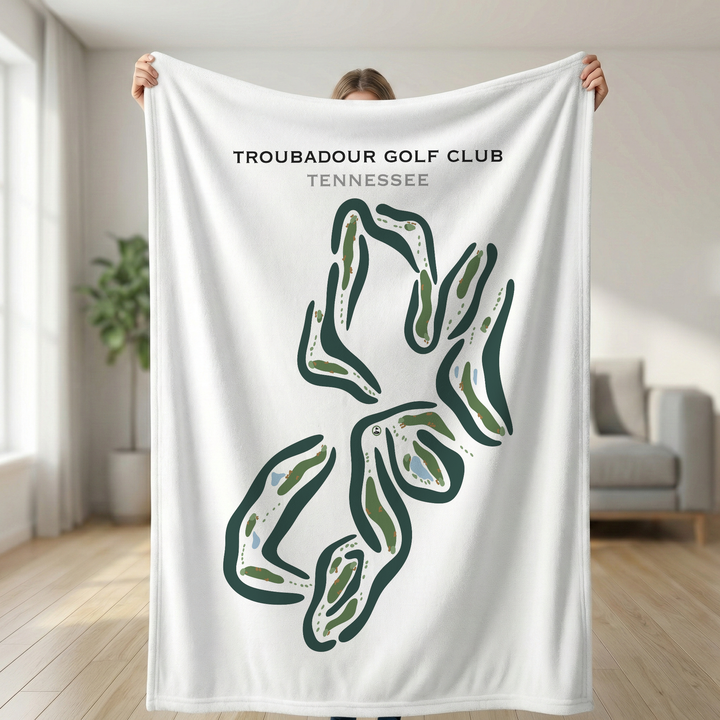 Troubadour Golf & Field Club, Tennessee - Printed Golf Courses