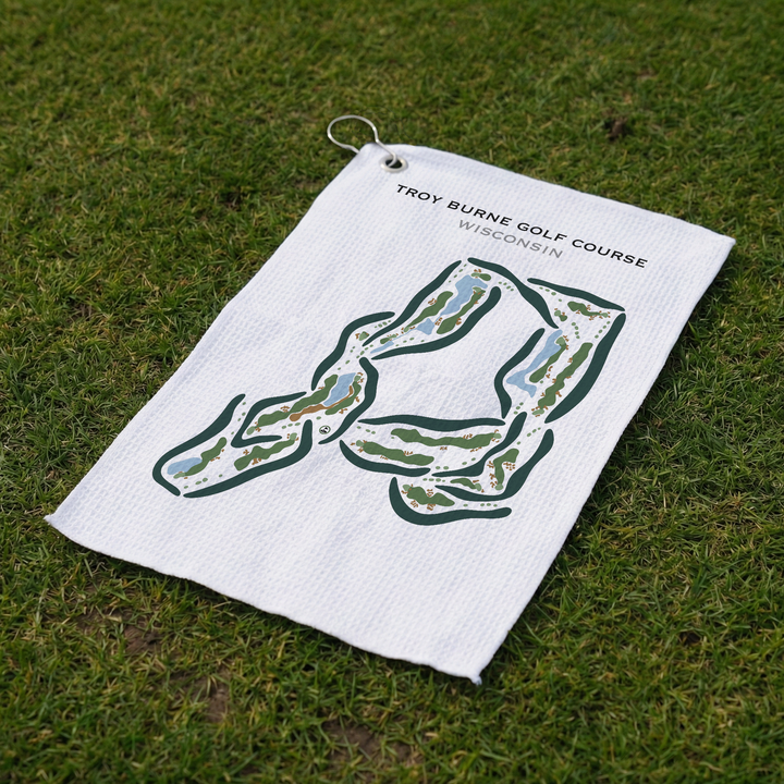 Troy Burne Golf Course, Wisconsin- Printed Golf Courses