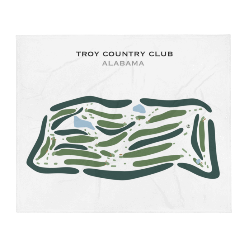 Troy Country Club, Alabama - Printed Golf Courses