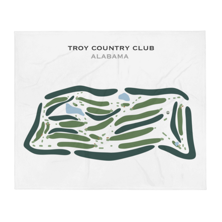 Troy Country Club, Alabama - Printed Golf Courses