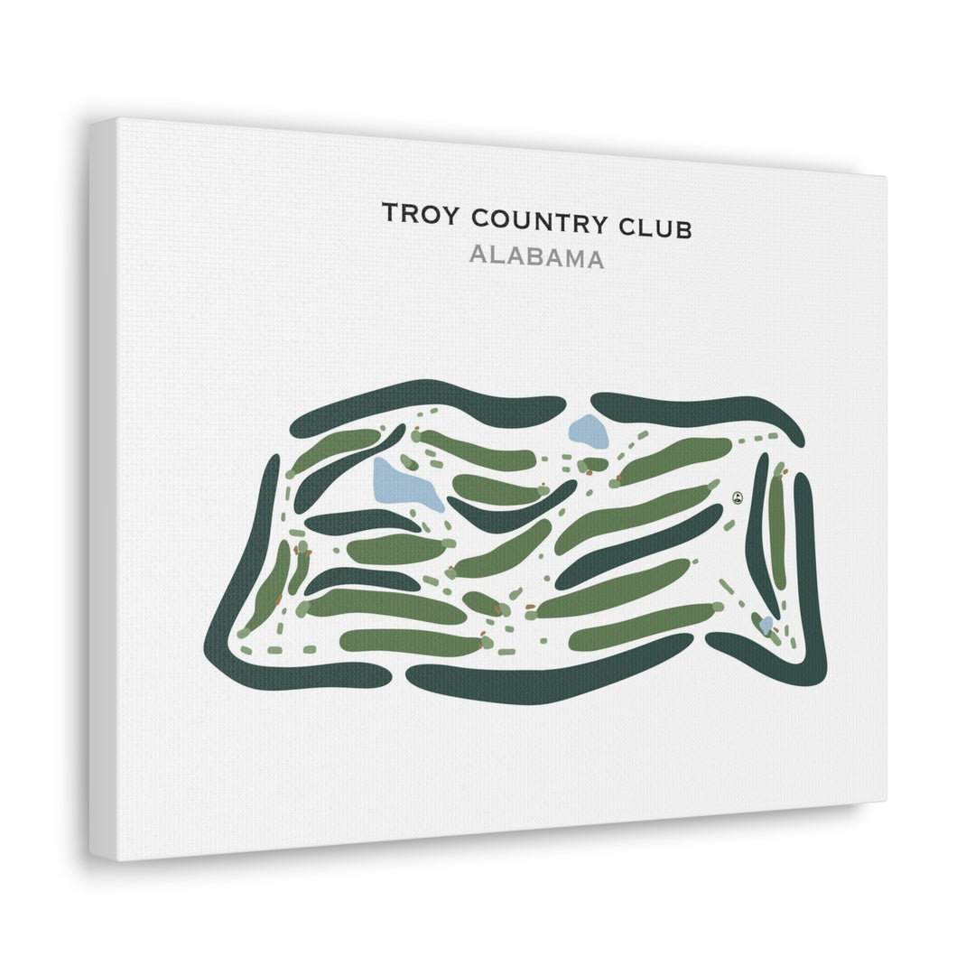 Troy Country Club, Alabama - Printed Golf Courses