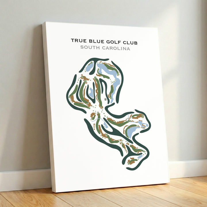 True Blue Golf Club, South Carolina - Printed Golf Courses