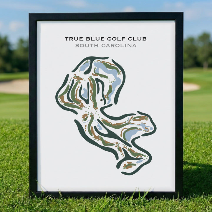 True Blue Golf Club, South Carolina - Printed Golf Courses