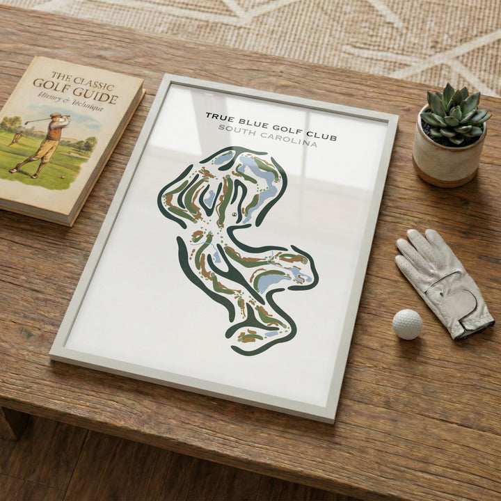 True Blue Golf Club, South Carolina - Printed Golf Courses