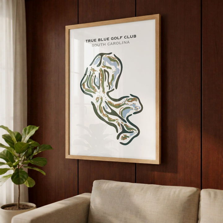 True Blue Golf Club, South Carolina - Printed Golf Courses