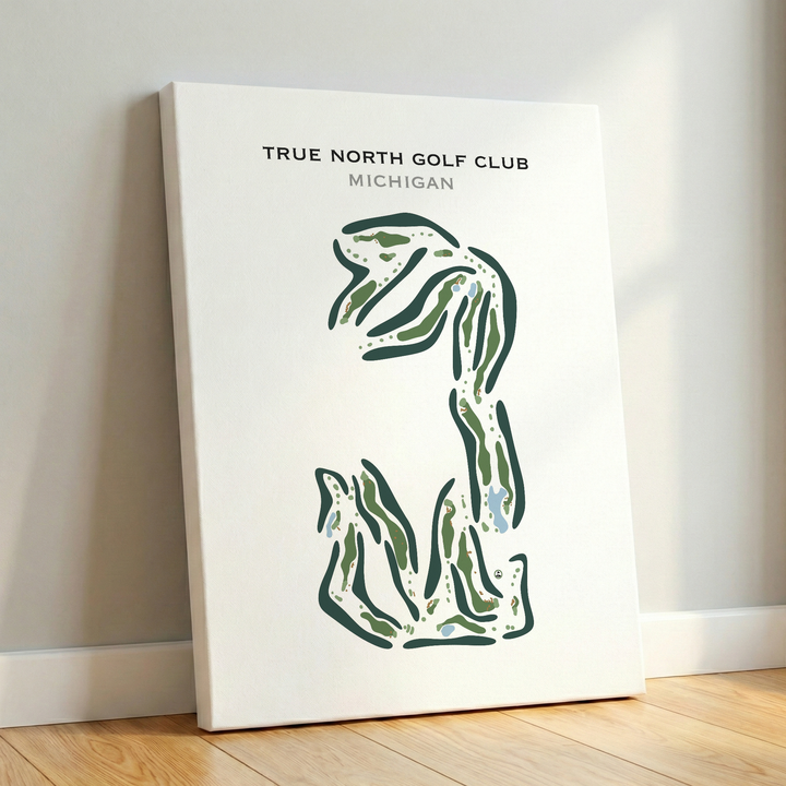 True North Golf Club, Michigan - Printed Golf Course