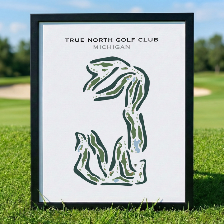 True North Golf Club, Michigan - Printed Golf Course