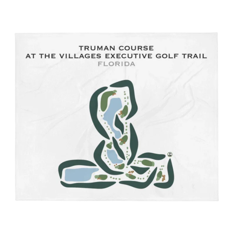 Truman Course at The Villages Executive Golf Trail, Florida - Printed Golf Courses