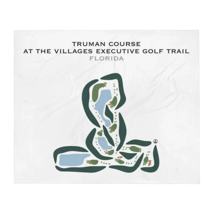 Truman Course at The Villages Executive Golf Trail, Florida - Printed Golf Courses