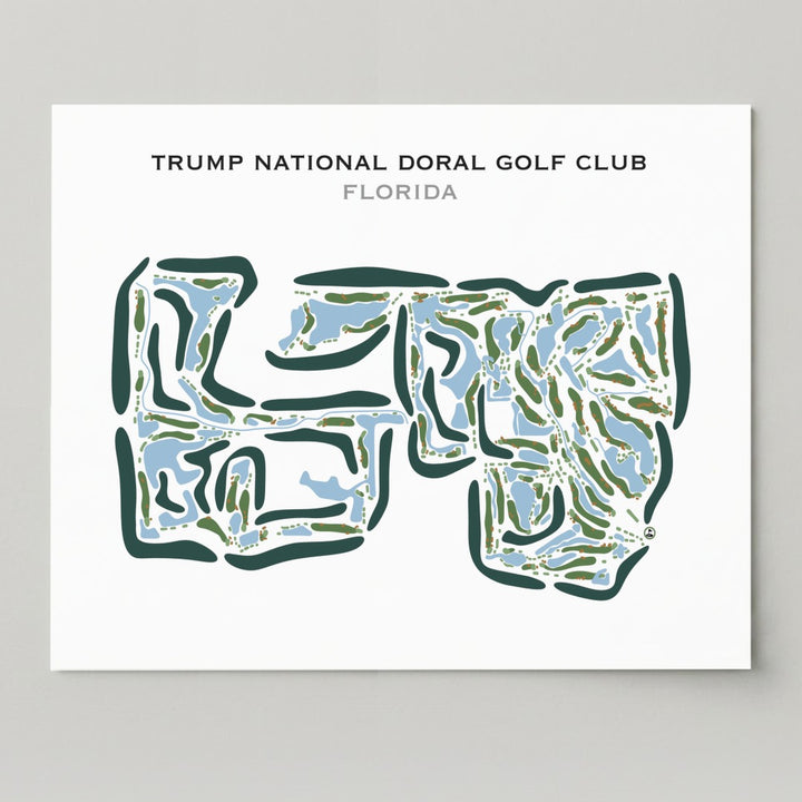 Trump National Doral, Florida - Printed Golf Courses