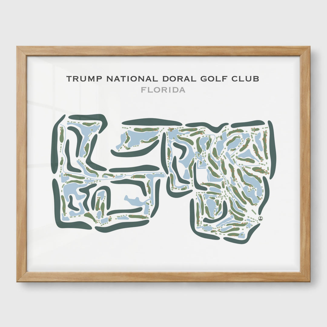 Trump National Doral, Florida - Printed Golf Courses