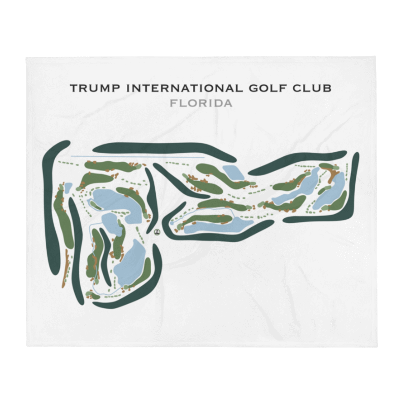 Trump International Golf Club, Florida - Printed Golf Course