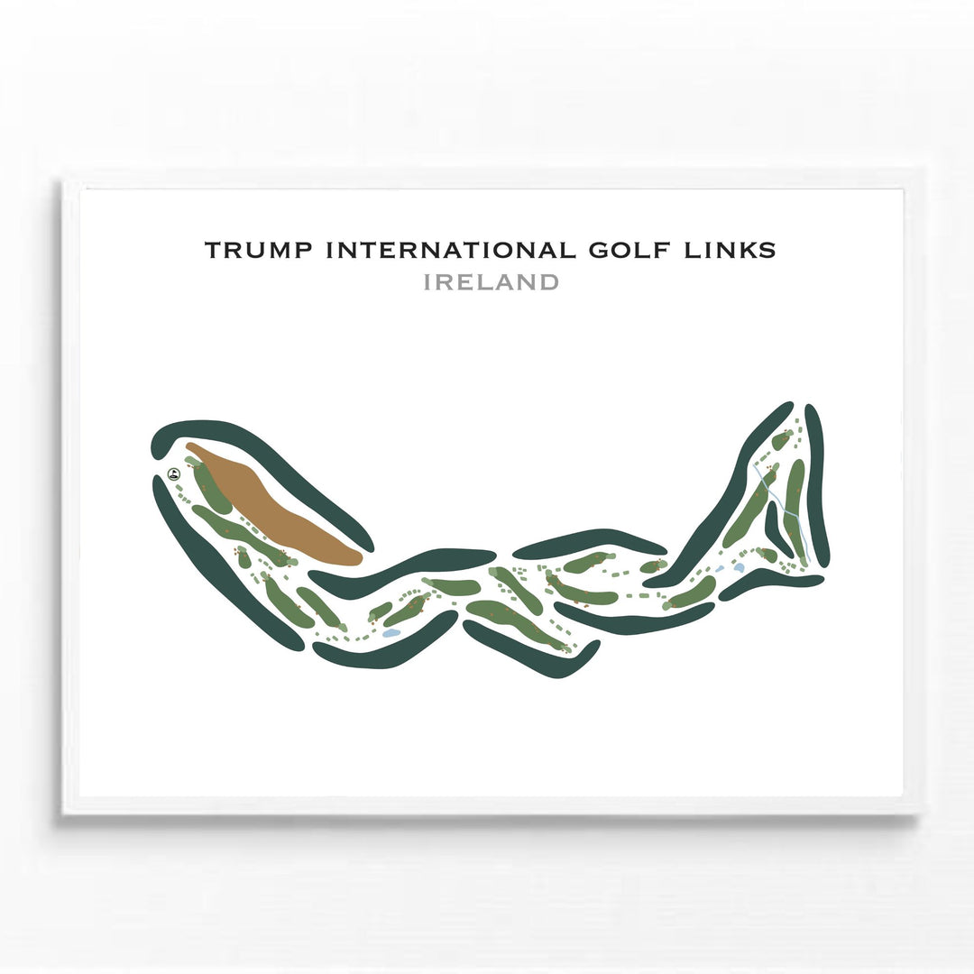 Trump International Golf Links Doonbeg, Ireland - Printed Golf Course